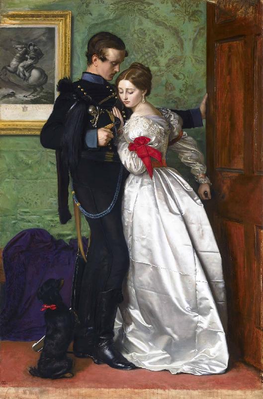 Sir John Everett Millais The Black Brunswicker oil painting image